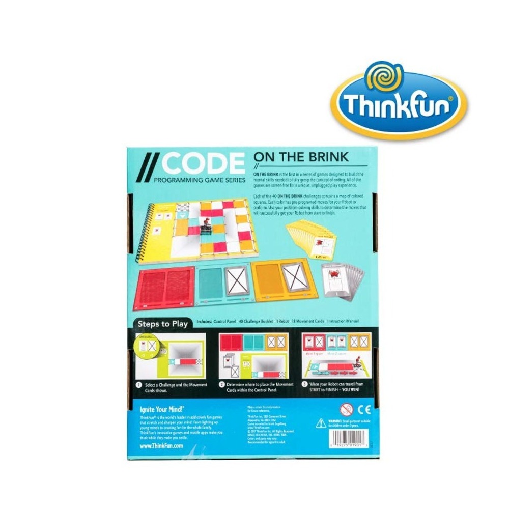 Thinkfun Code Programming Game Series: On The Brink Coding Board Game Logic - Picture 2 of 8